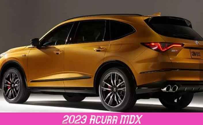 Acura MDX 2023 Exterior Design